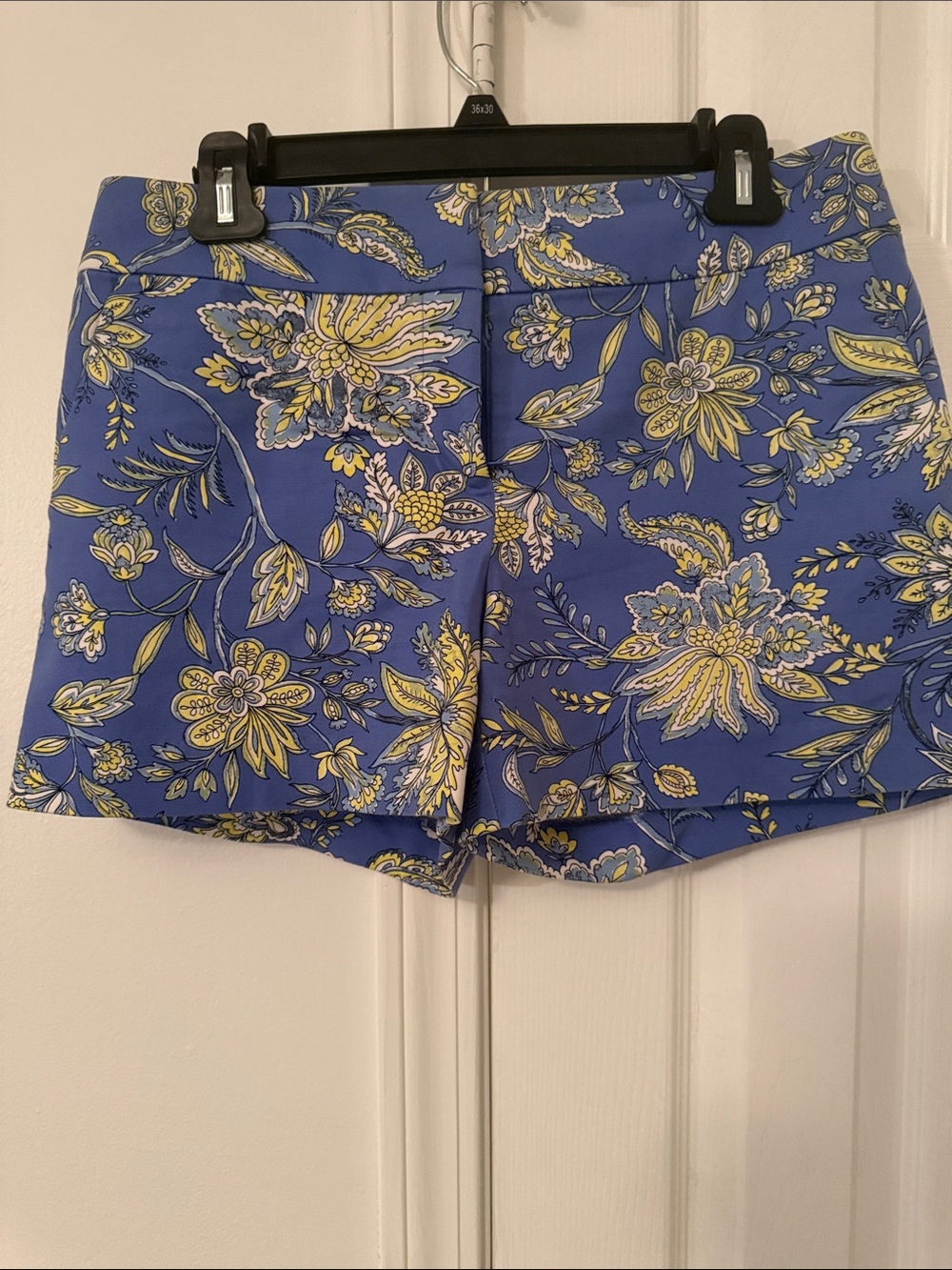 LOFT Blue Floral Print Women's Shorts